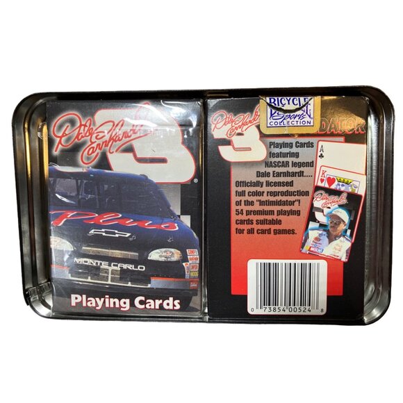 Dale Earnhardt Sr Naascar 1999 Limited Edition Tin Playing Card Complete Set - Picture 2 of 8